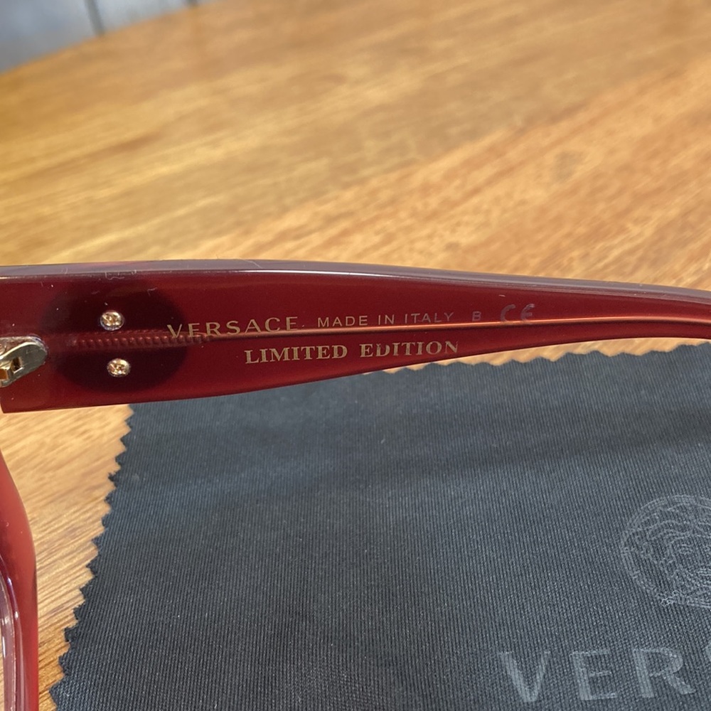 Versace Limited Edition 4224K Burgundy Sunglasses - Picture 6 of 11